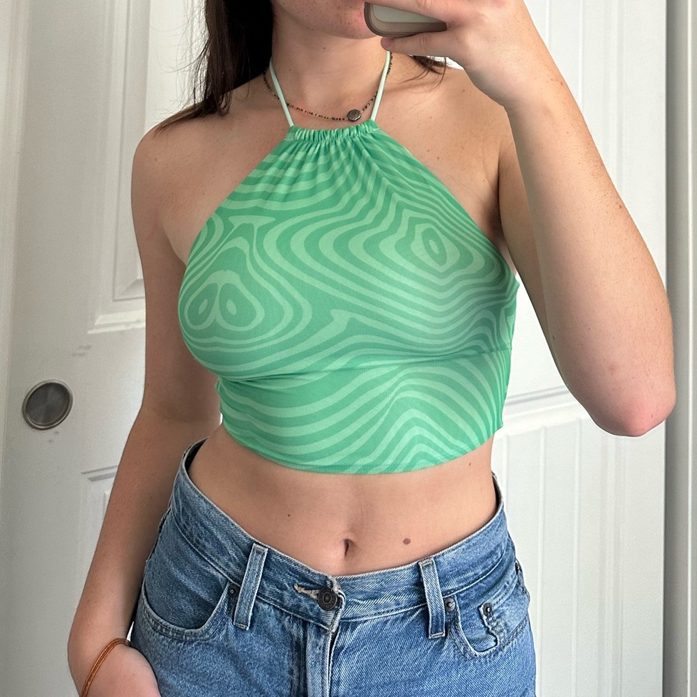 Tiger Mist Open Back Top